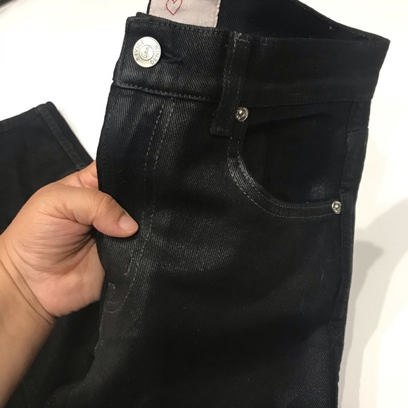 - REVICE denim high waisted coated jeans - Picture 3 of 4